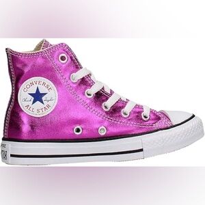 Chuck Taylor All Star— Kids 9 —Metallic Pink